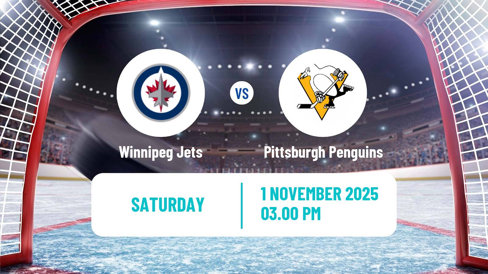 Hockey NHL Winnipeg Jets - Pittsburgh Penguins