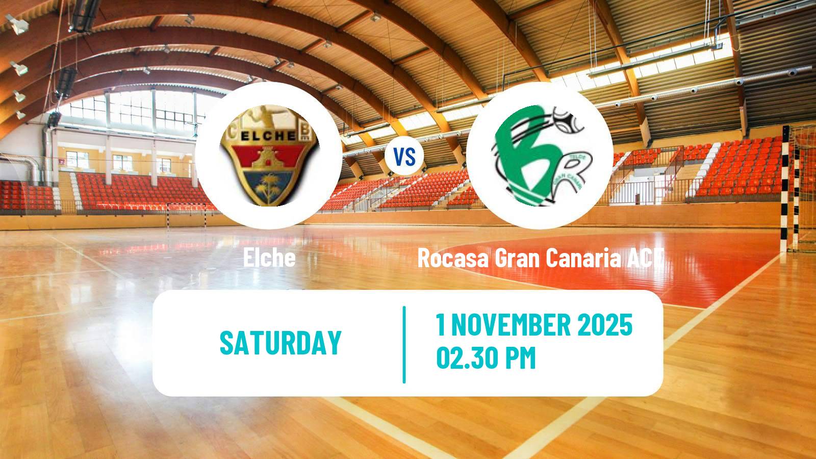 Handball Spanish División de Honor Handball Women Elche - Rocasa Gran Canaria ACE