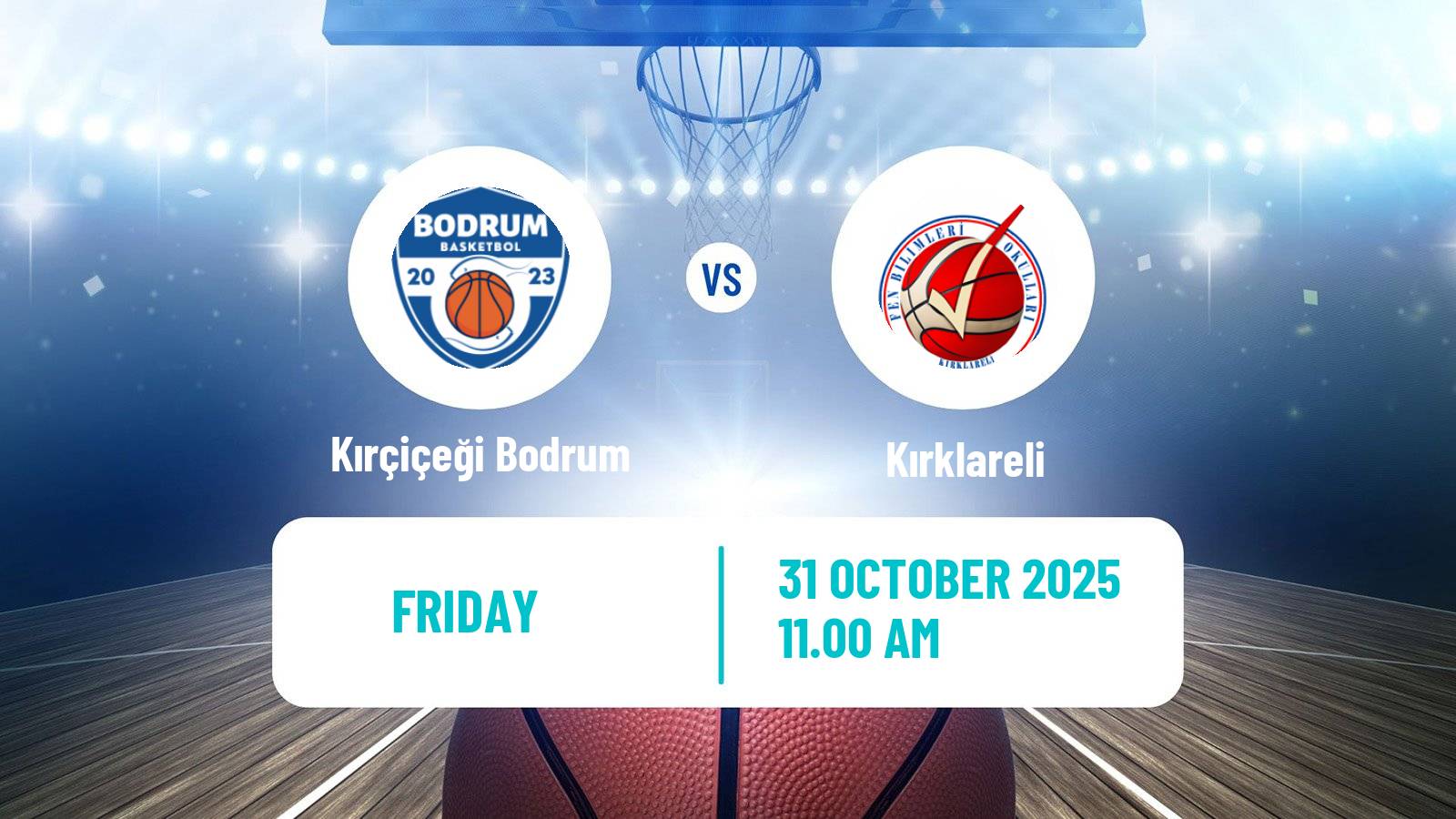 Basketball Turkish TKBL Women Kırçiçeği Bodrum - Kırklareli