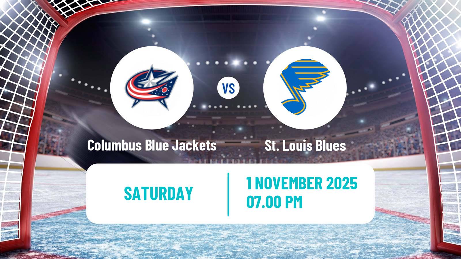 Hockey NHL Columbus Blue Jackets - St. Louis Blues