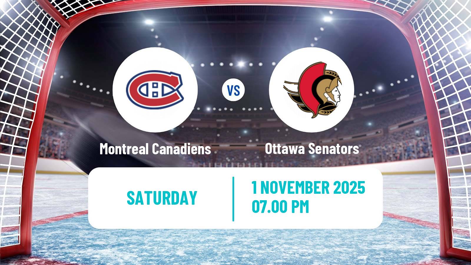 Hockey NHL Montreal Canadiens - Ottawa Senators