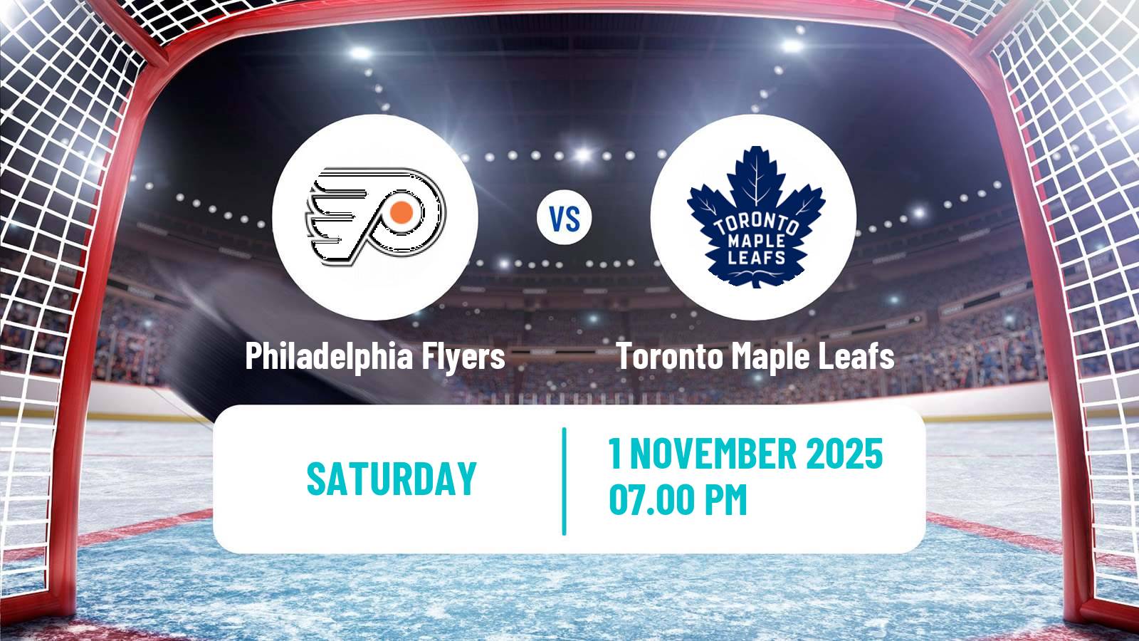 Hockey NHL Philadelphia Flyers - Toronto Maple Leafs