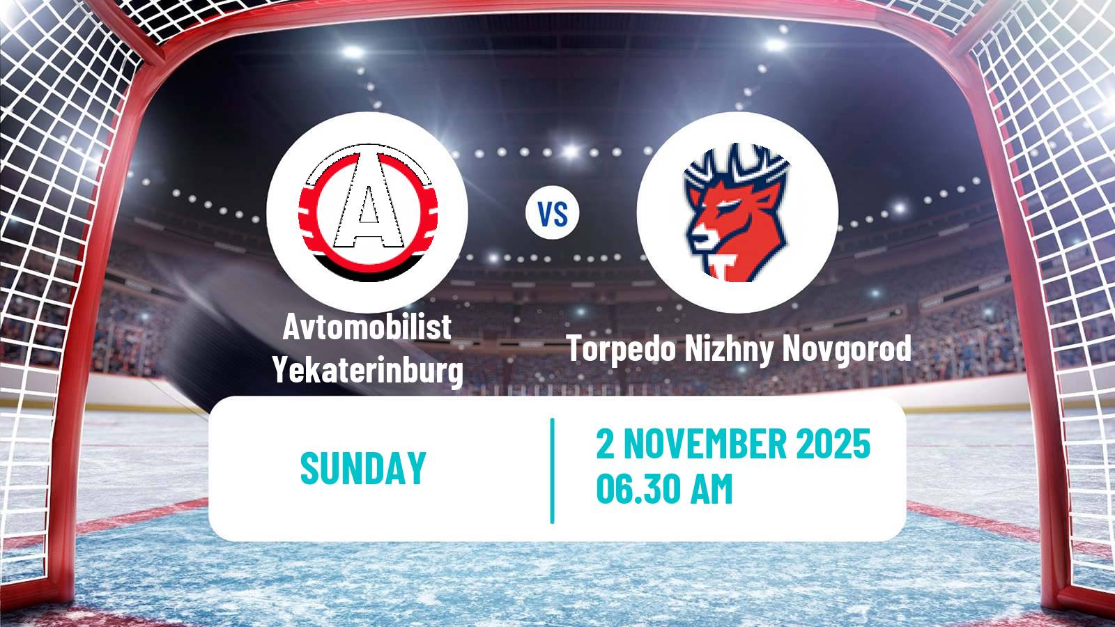 Hockey KHL Avtomobilist Yekaterinburg - Torpedo Nizhny Novgorod