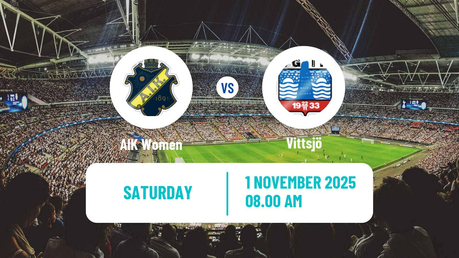 Football Swedish Allsvenskan Women AIK - Vittsjö