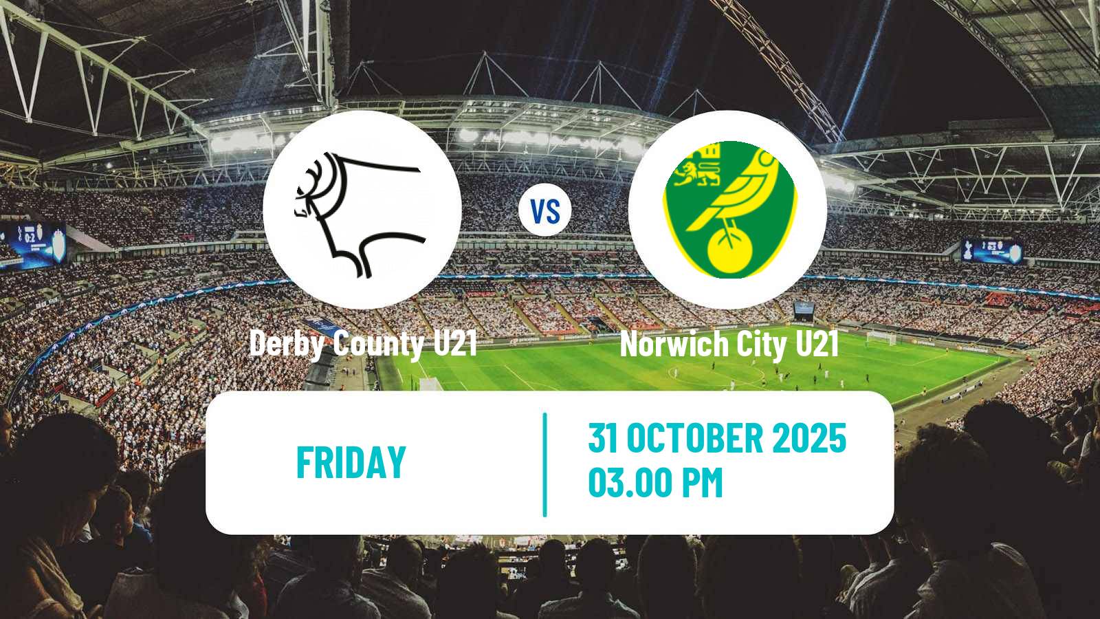 Football English Premier League 2 Derby County U21 - Norwich City U21