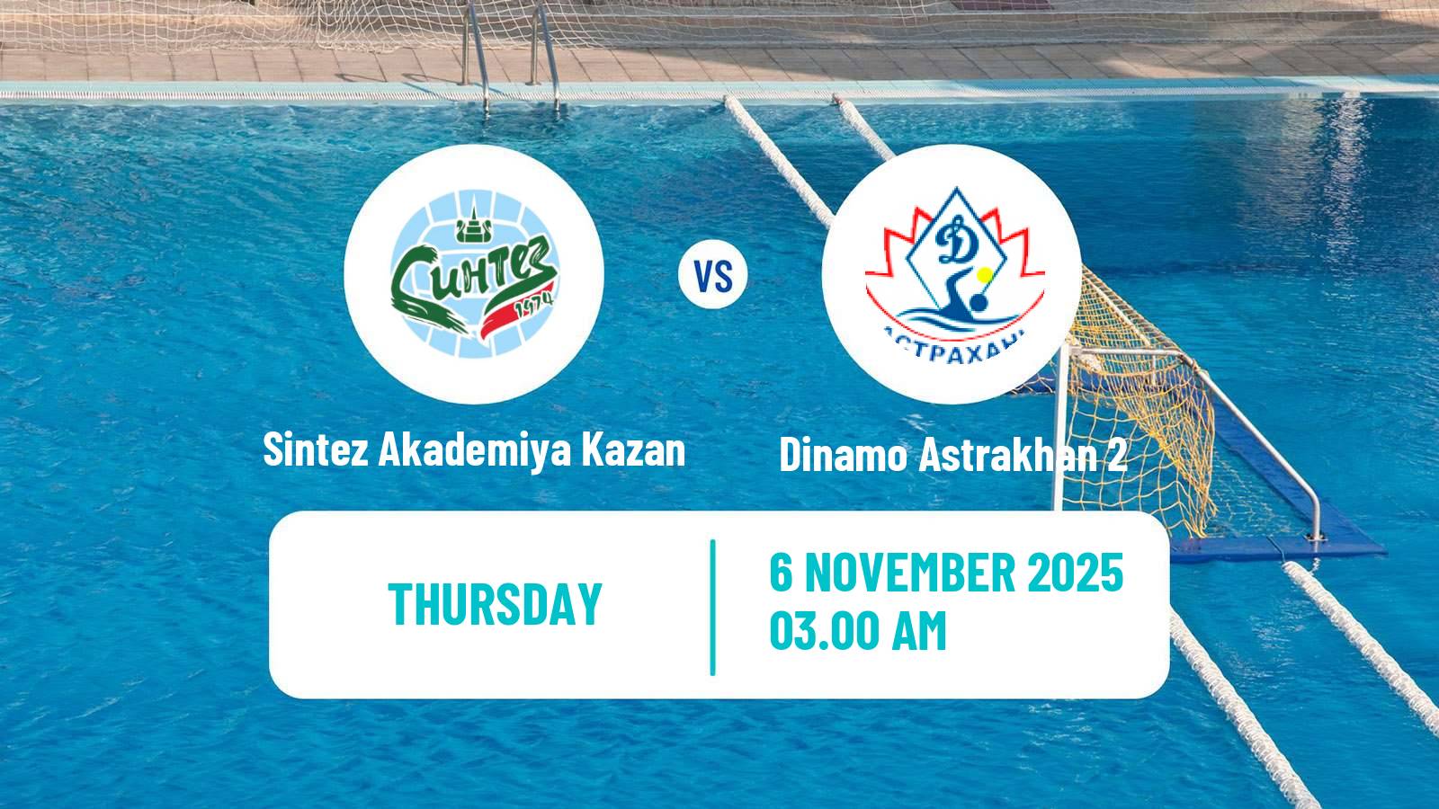 Water polo Russian Championship Water Polo Sintez Akademiya Kazan - Dinamo Astrakhan 2