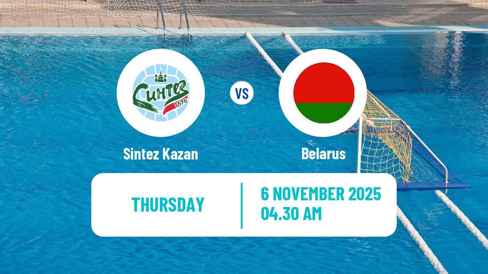 Water polo Russian Championship Water Polo Sintez Kazan - Belarus