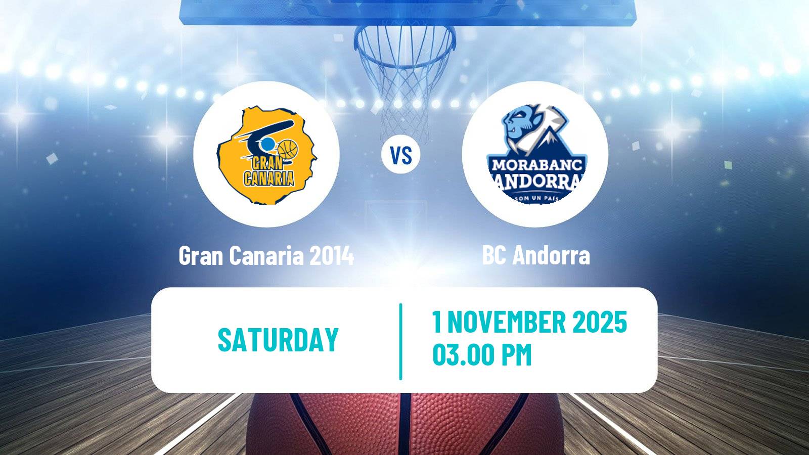 Basketball Spanish ACB League Gran Canaria 2014 - BC Andorra