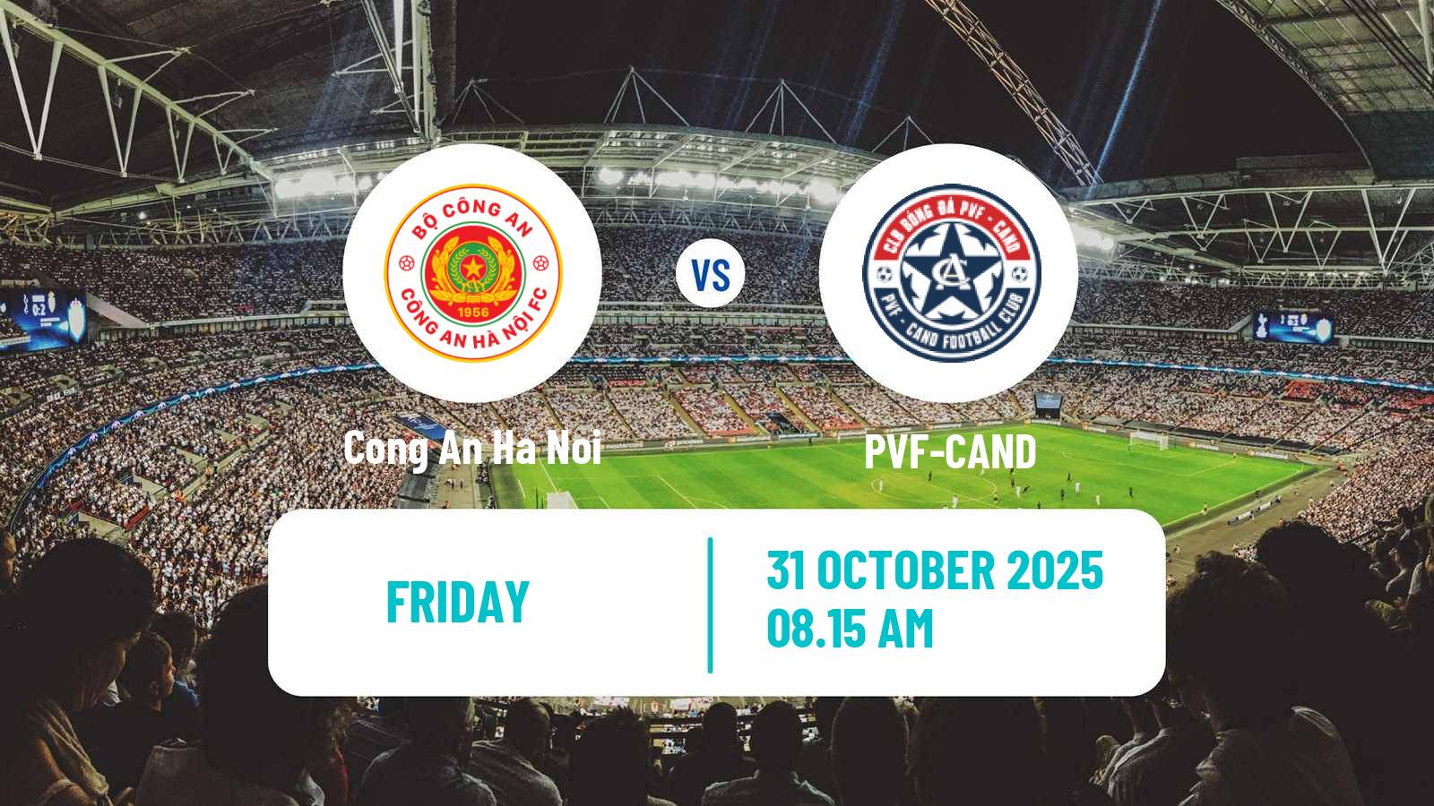 Football Vietnamese V League 1 Cong An Ha Noi - PVF-CAND
