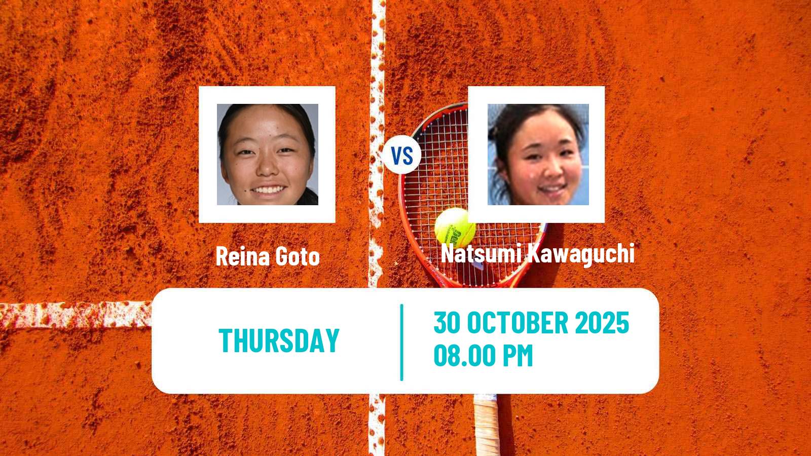 Tennis ITF W35 Brisbane 2 Women Reina Goto - Natsumi Kawaguchi