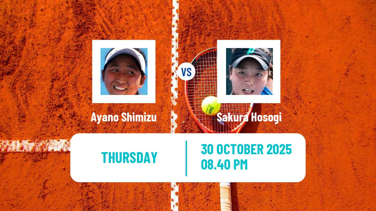 Tennis ITF W35 Makinohara Women Ayano Shimizu - Sakura Hosogi