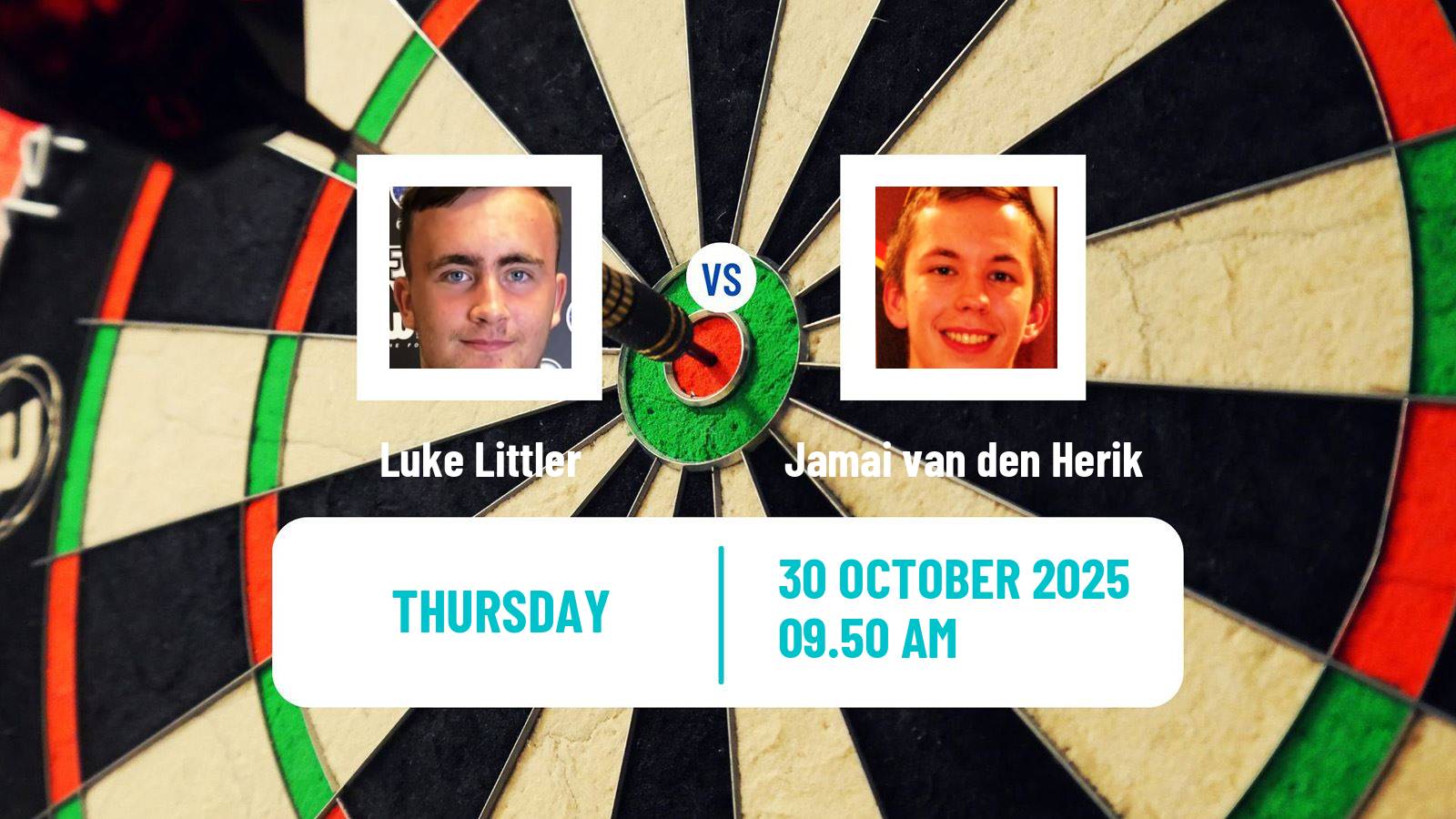 Darts Players Championship 34 Luke Littler - Jamai van den Herik