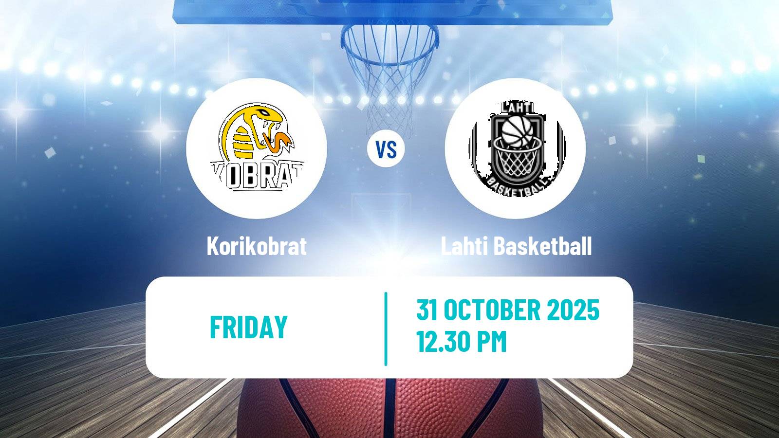 Basketball Finnish Korisliiga Korikobrat - Lahti Basketball