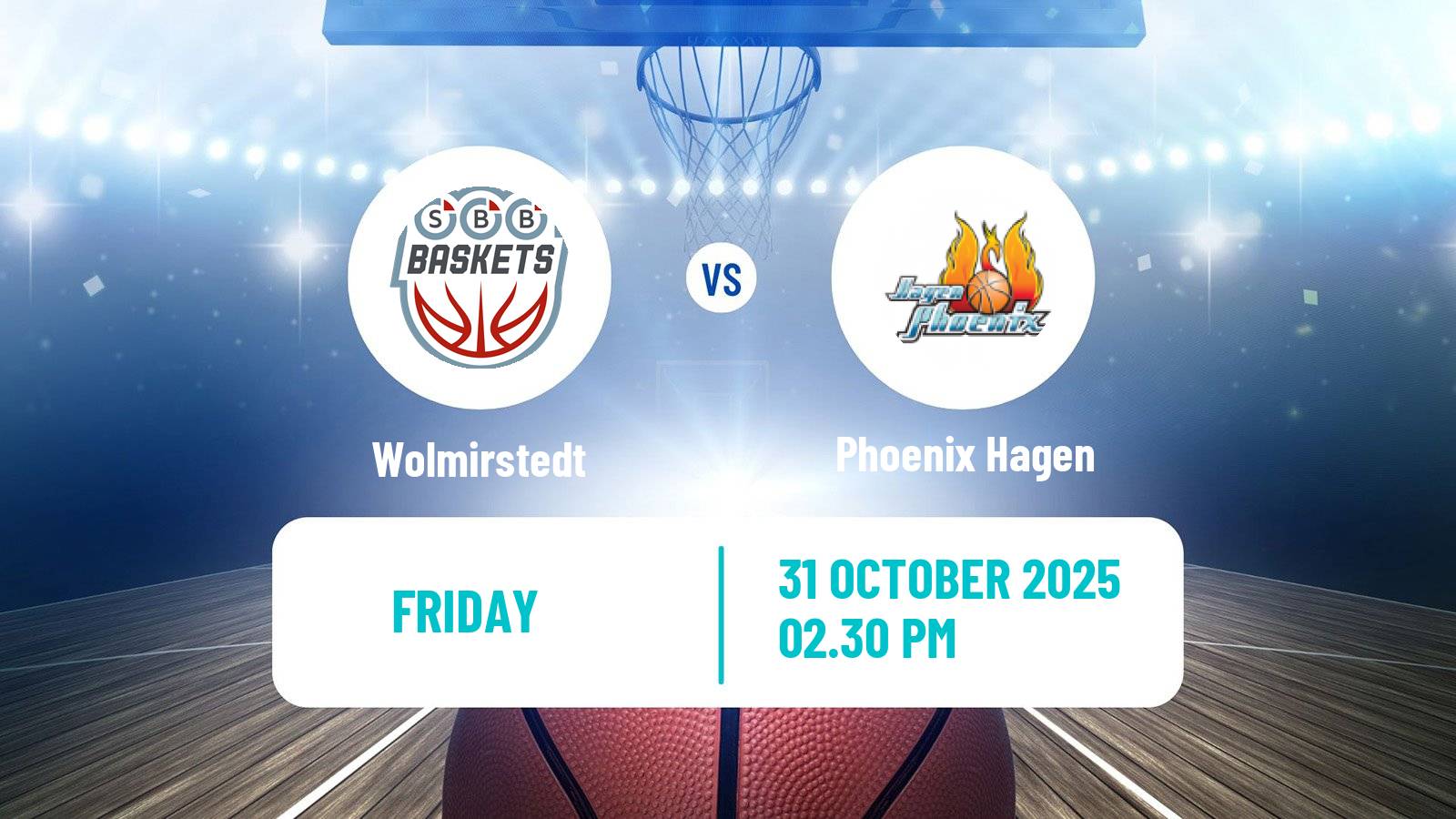 Basketball German Pro A Basketball Wolmirstedt - Phoenix Hagen