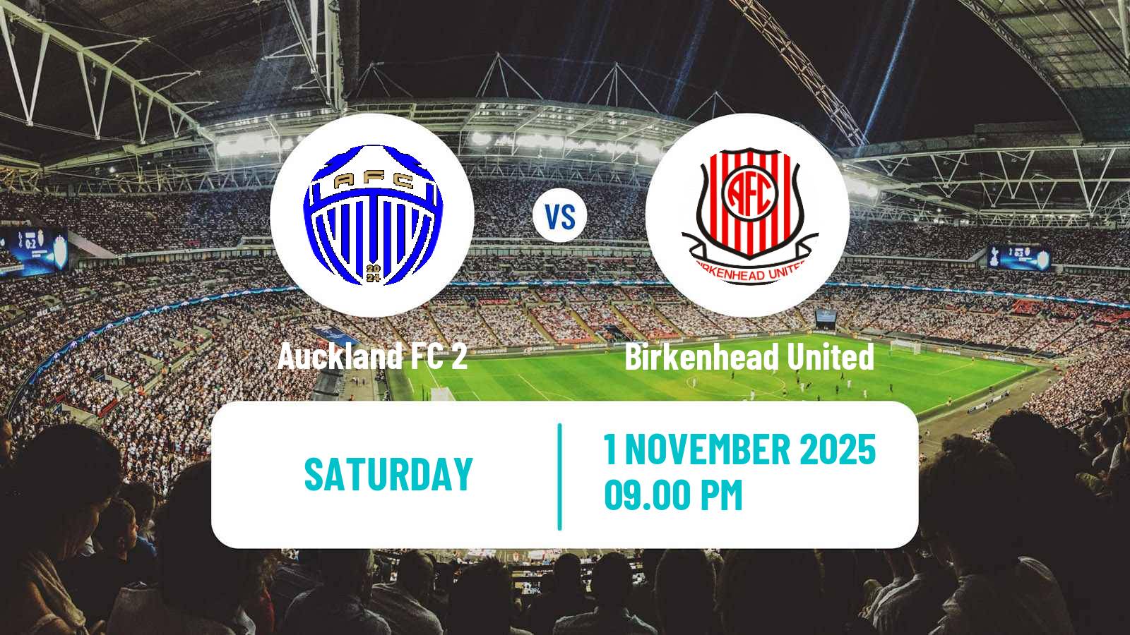 Football New Zealand National League Auckland FC 2 - Birkenhead United