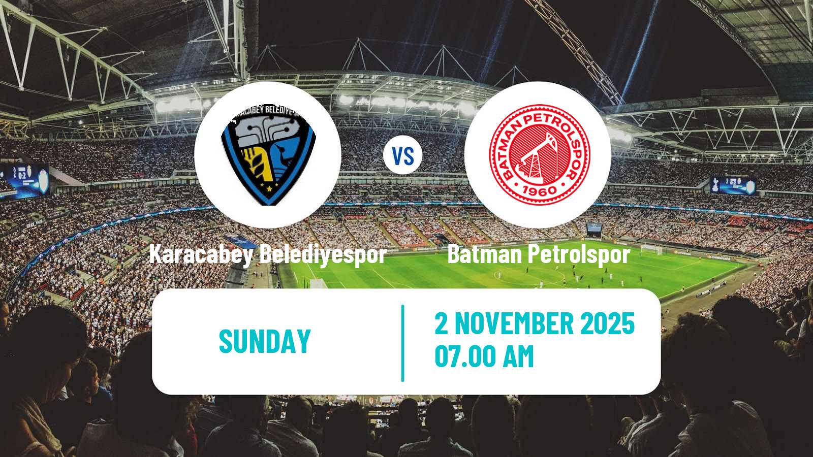 Football Turkish Second League White Group Karacabey Belediyespor - Batman Petrolspor
