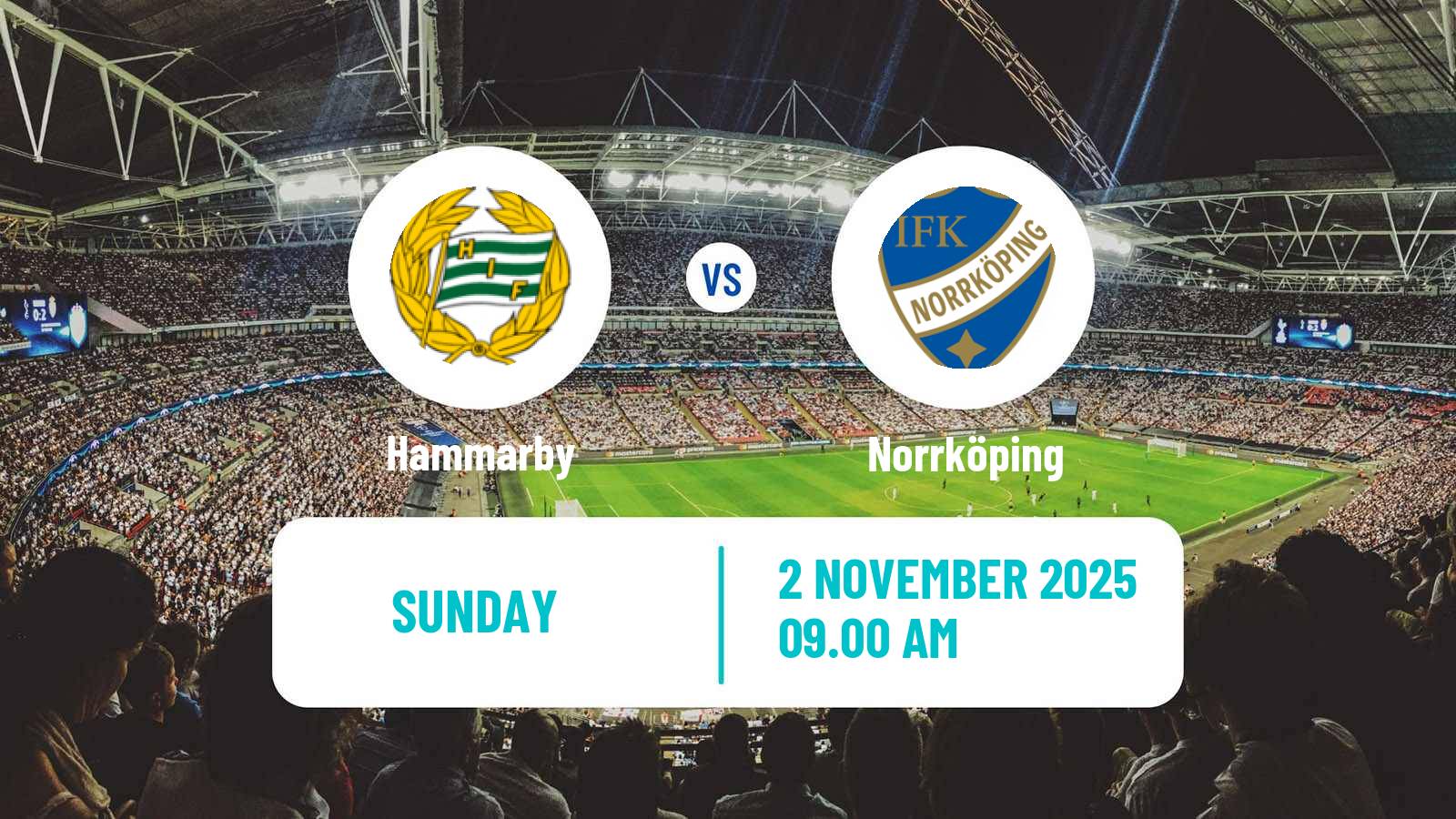Football Swedish Allsvenskan Women Hammarby - Norrköping