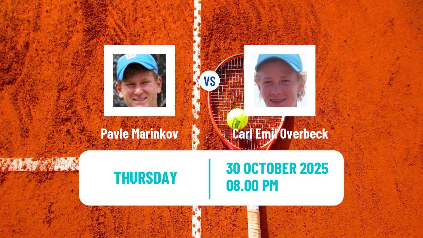 Tennis ITF M25 Brisbane 2 Men Pavle Marinkov - Carl Emil Overbeck