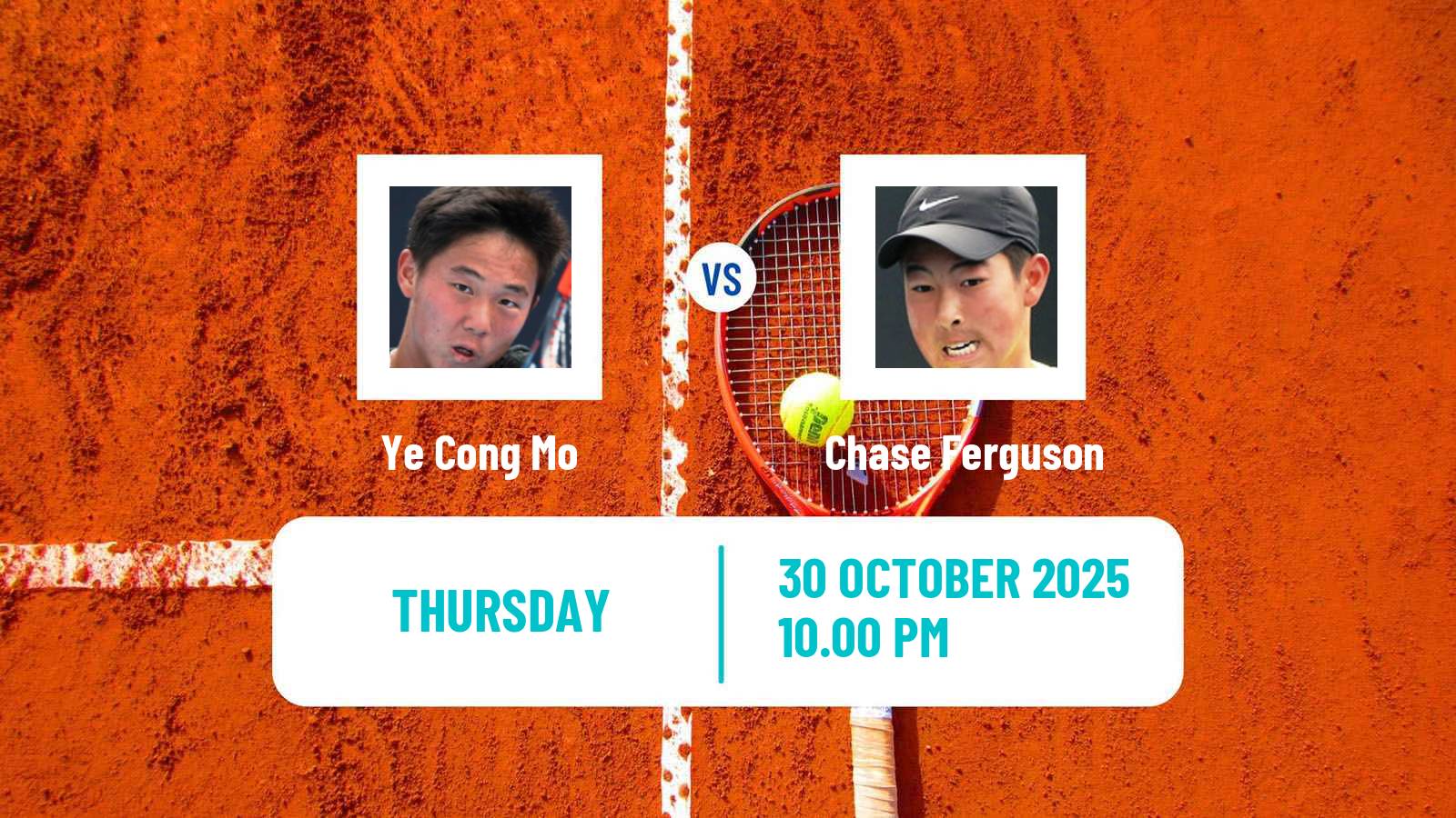 Tennis ITF M25 Qian Daohu Men Ye Cong Mo - Chase Ferguson