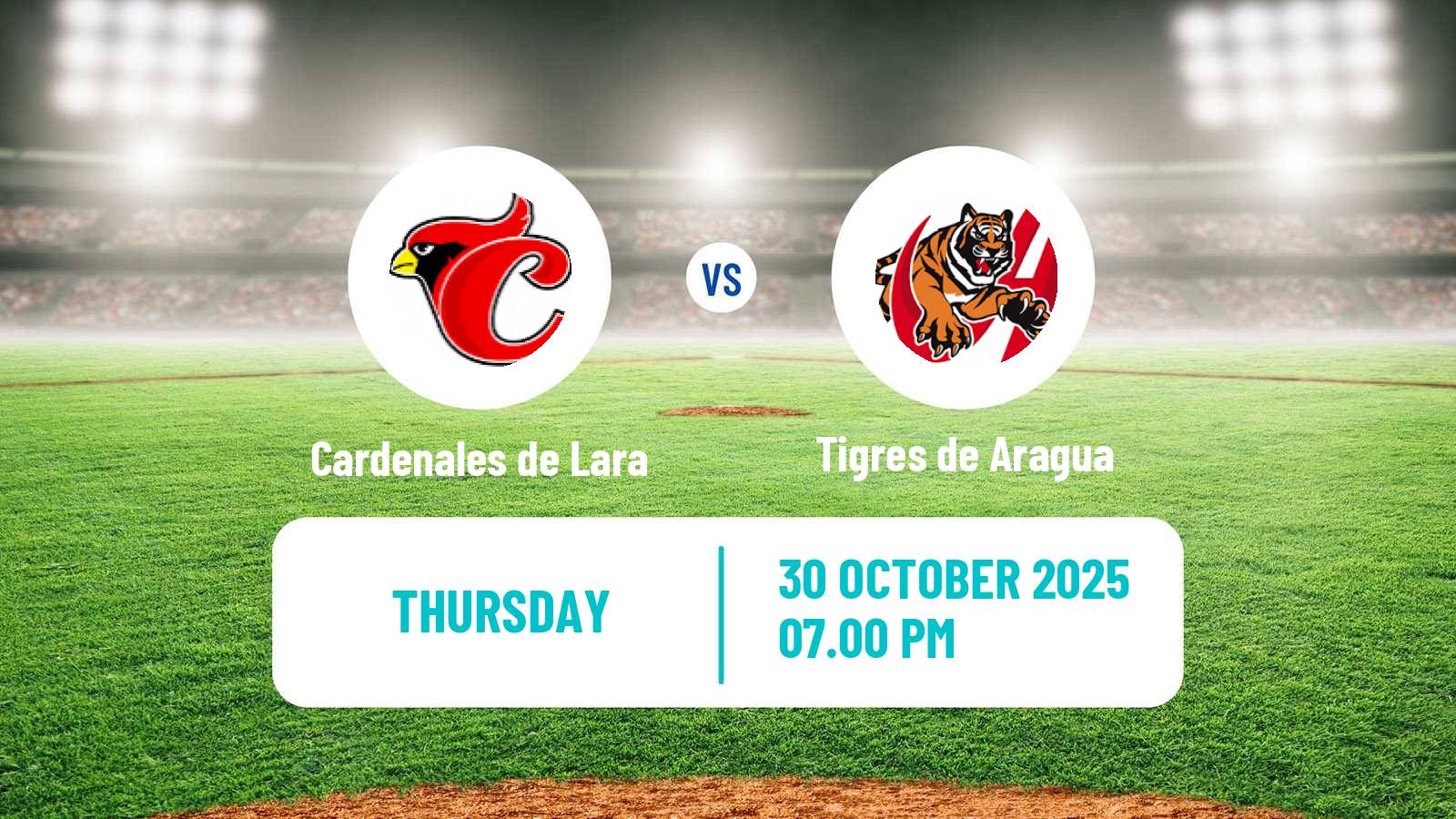 Baseball Venezuelan LVBP Cardenales de Lara - Tigres de Aragua