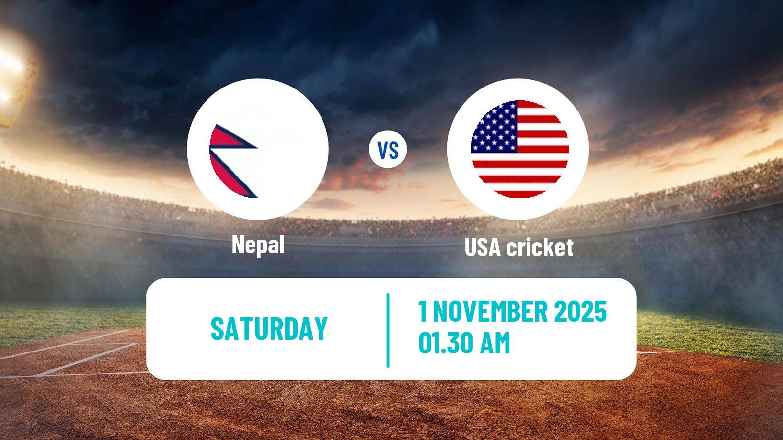 Cricket ICC Cricket World Cup League 2 Nepal - USA