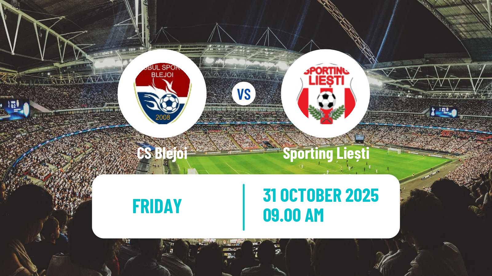 Football Romanian Liga 3 - Seria 2 Blejoi - Sporting Liești