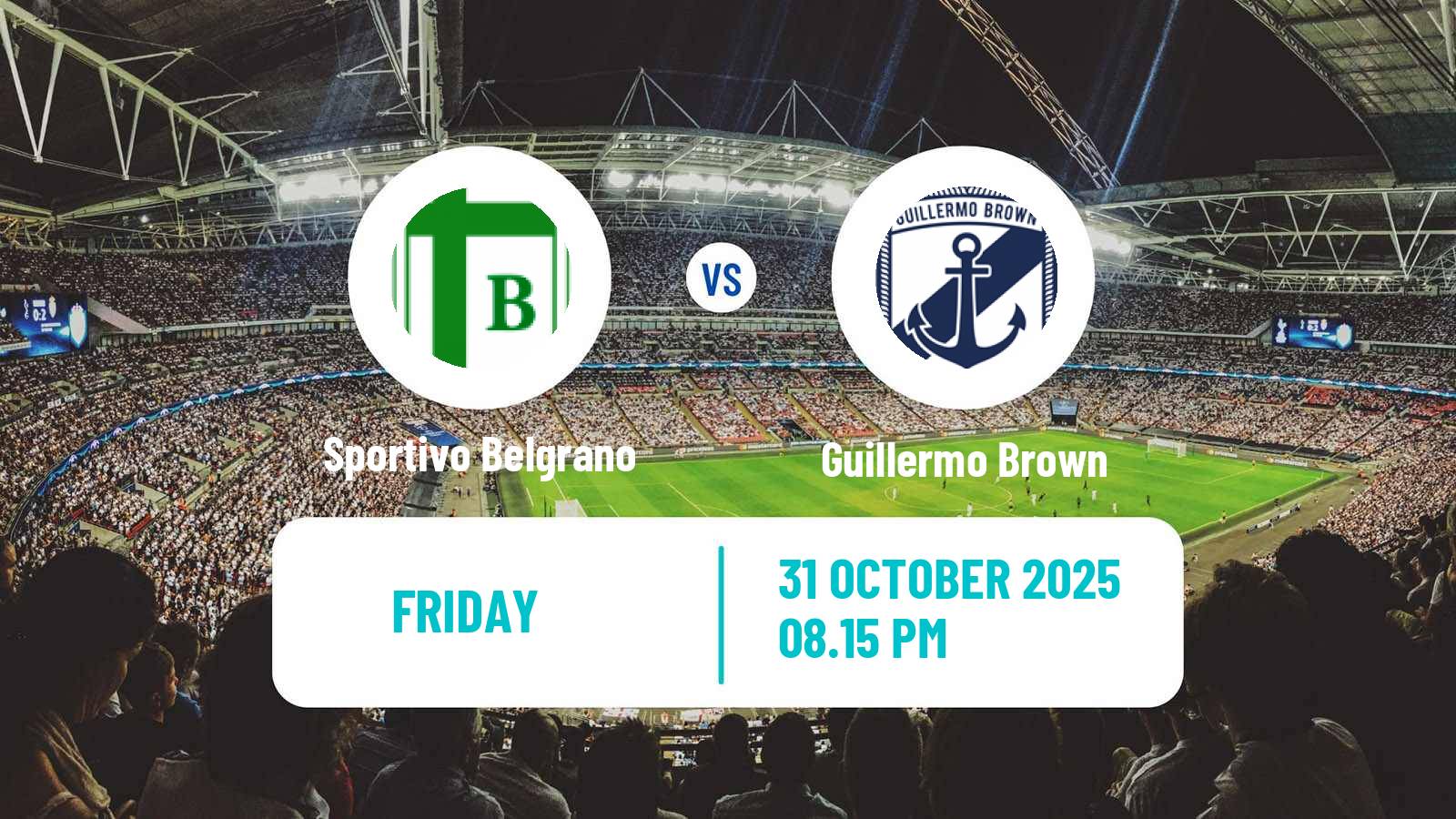 Football Argentinian Torneo Federal Sportivo Belgrano - Guillermo Brown