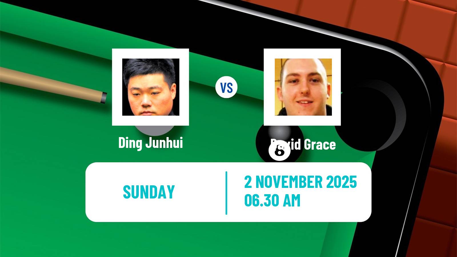Snooker International Championship Ding Junhui - David Grace