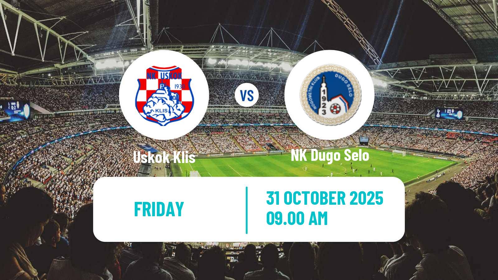 Football Croatian Druga NL Uskok Klis - Dugo Selo