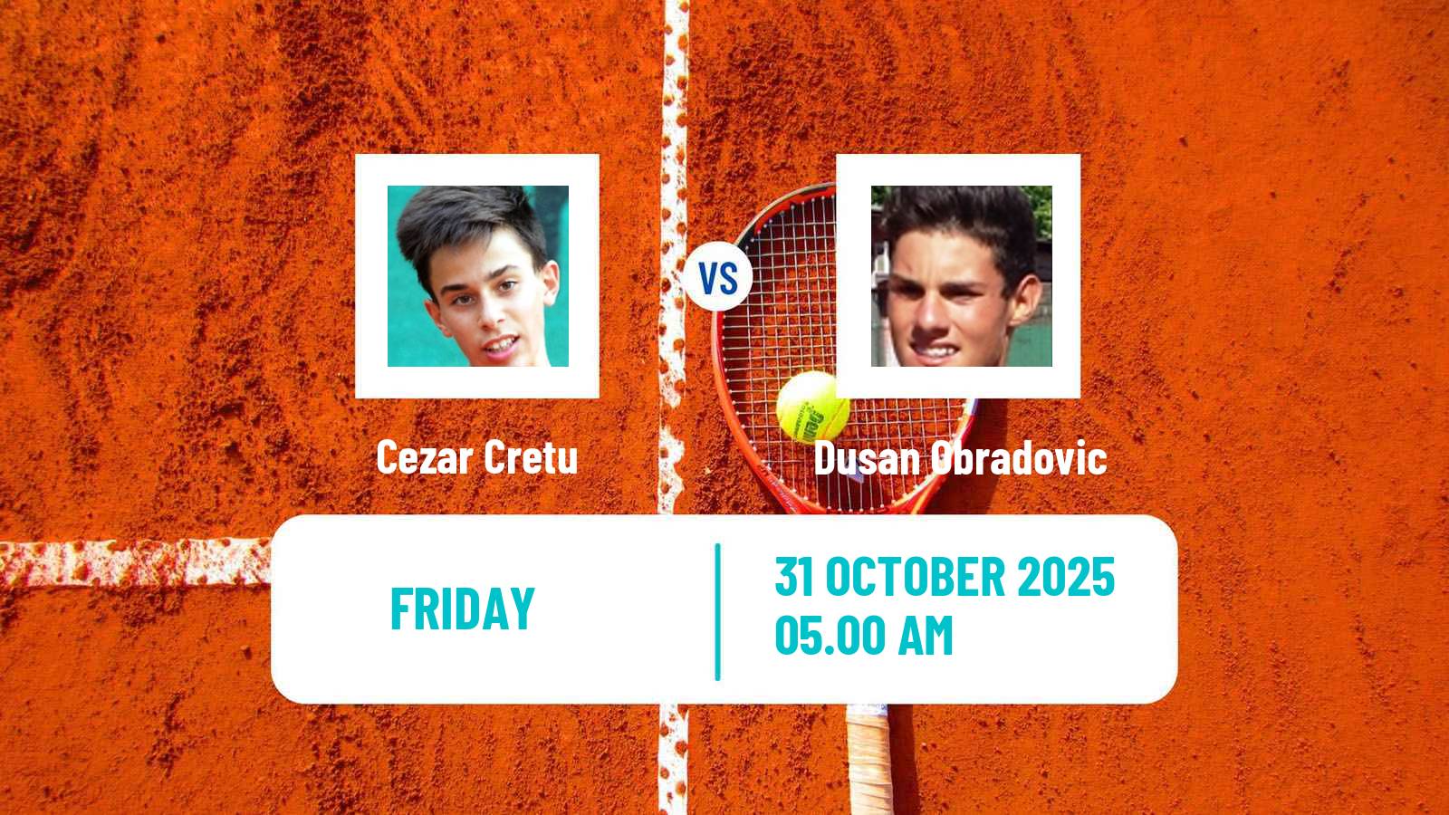 Tennis ITF M15 Bol 2 Men Cezar Cretu - Dusan Obradovic