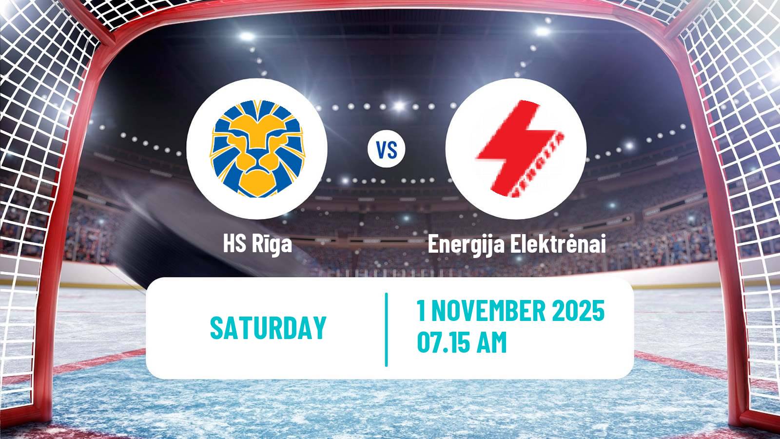 Hockey Latvian Hokeja Liga HS Rīga - Energija Elektrėnai