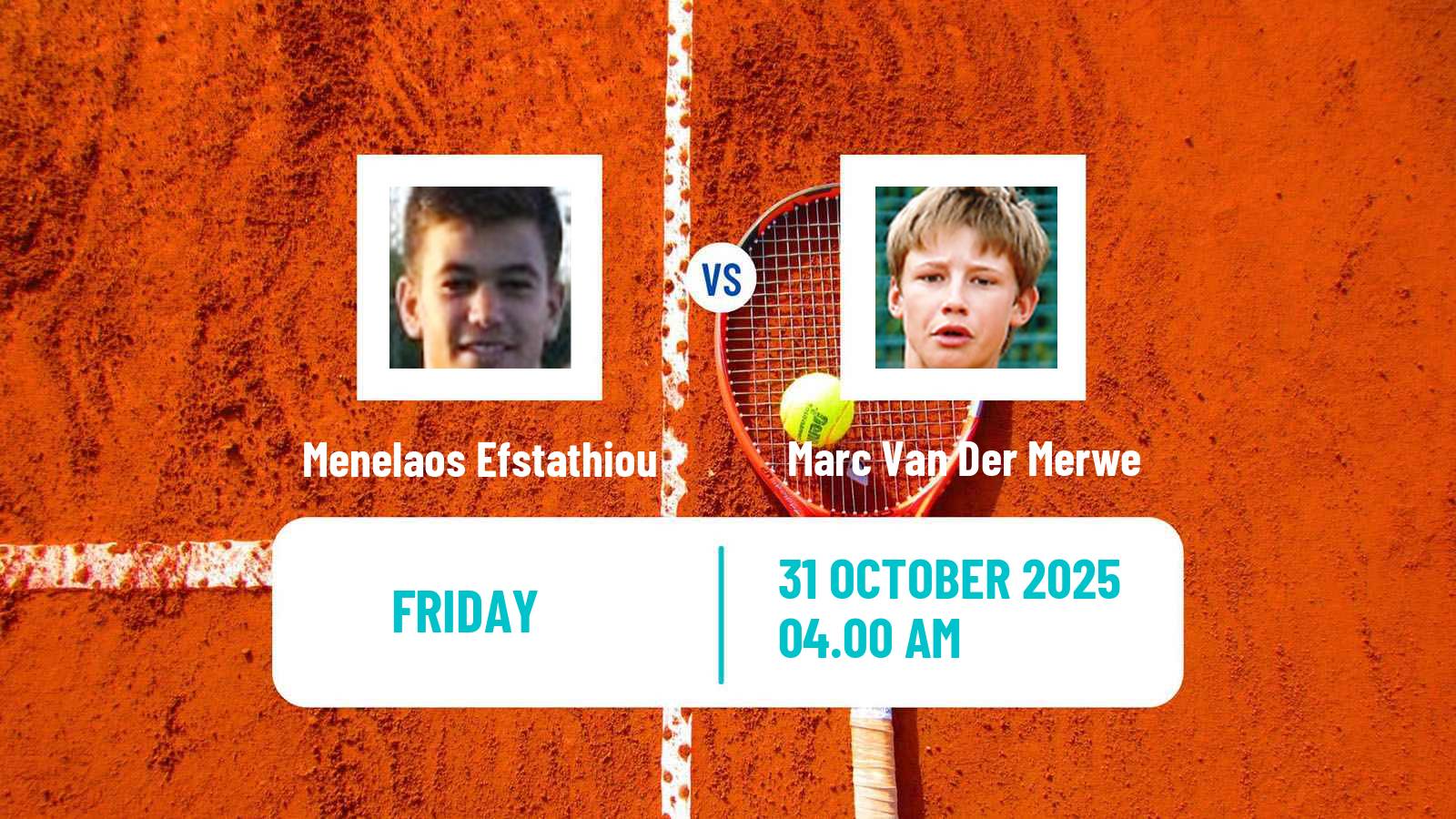 Tennis ITF M15 Heraklion 12 Men Menelaos Efstathiou - Marc Van Der Merwe
