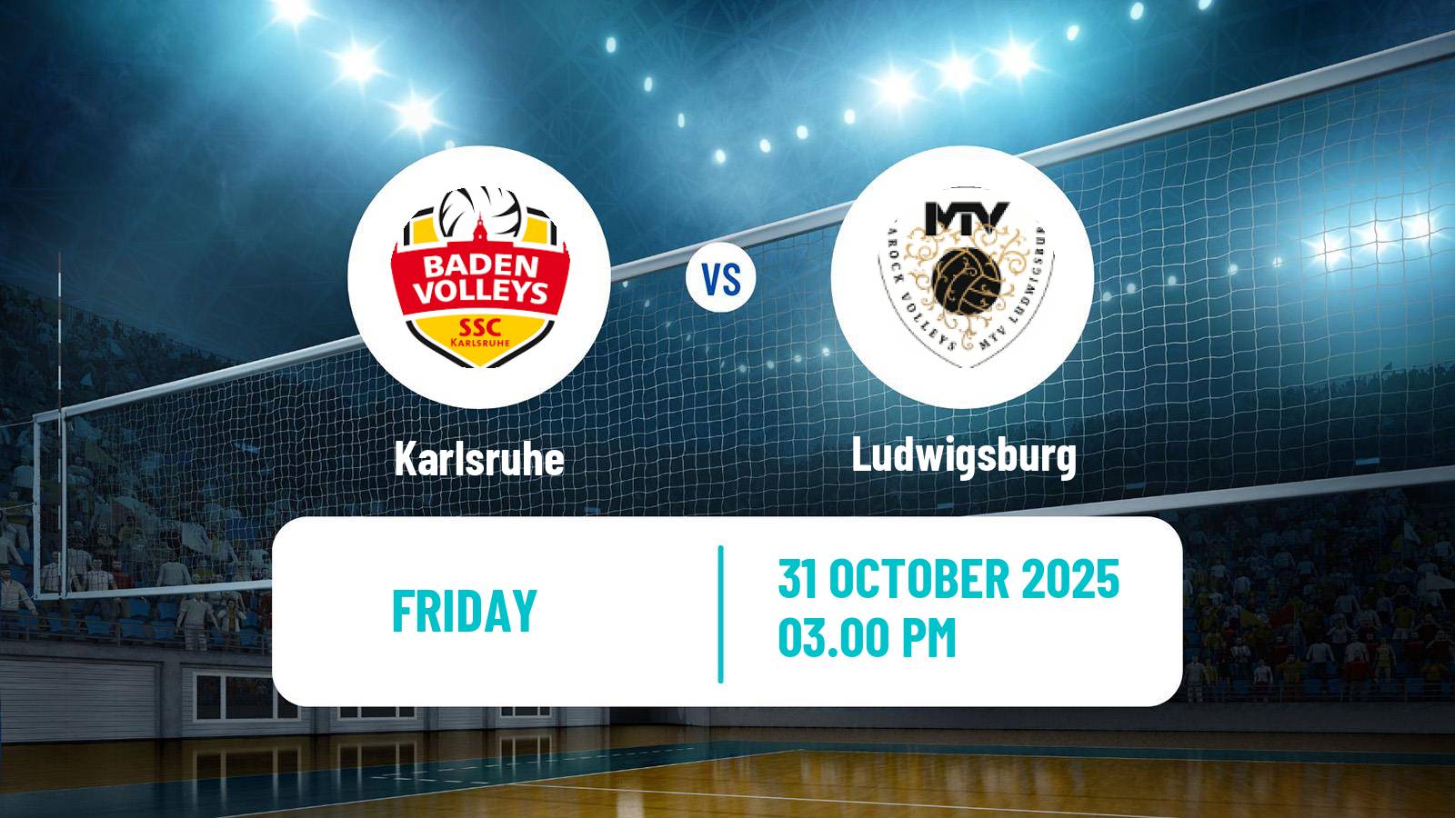 Volleyball German Bundesliga Volleyball Karlsruhe - Ludwigsburg