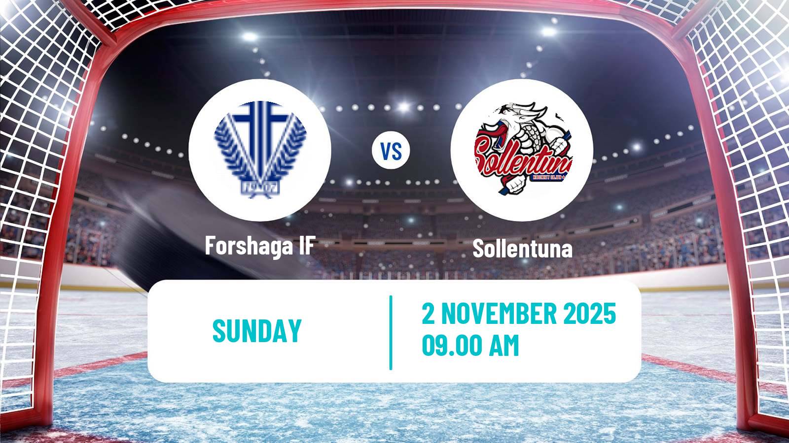 Hockey Swedish HockeyEttan Norra Forshaga - Sollentuna