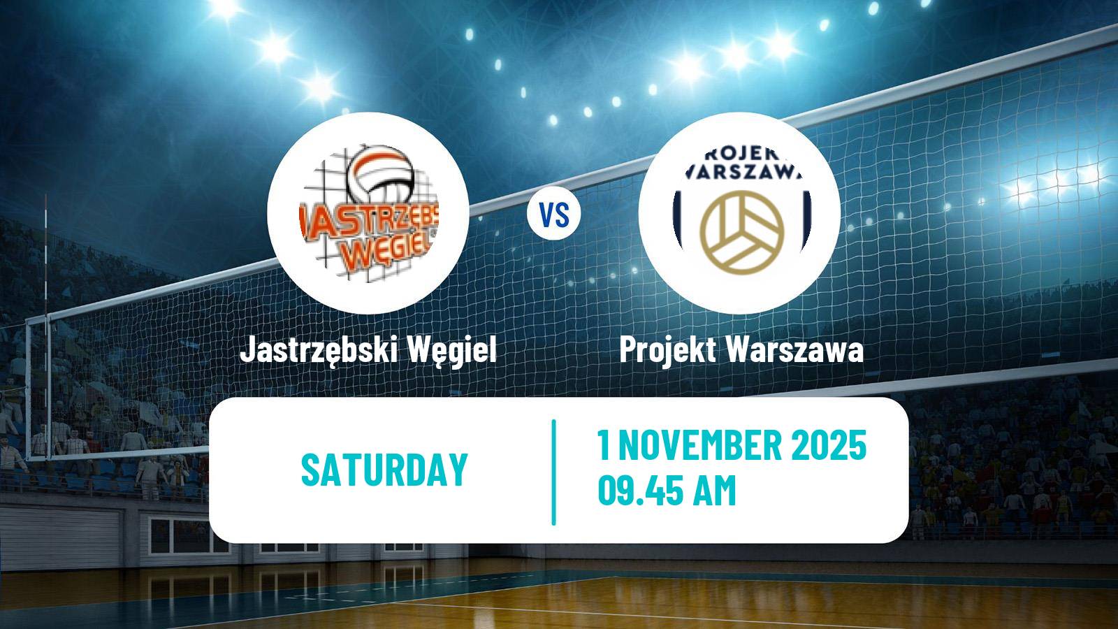 Volleyball Polish PlusLiga Jastrzębski Węgiel - Projekt Warszawa
