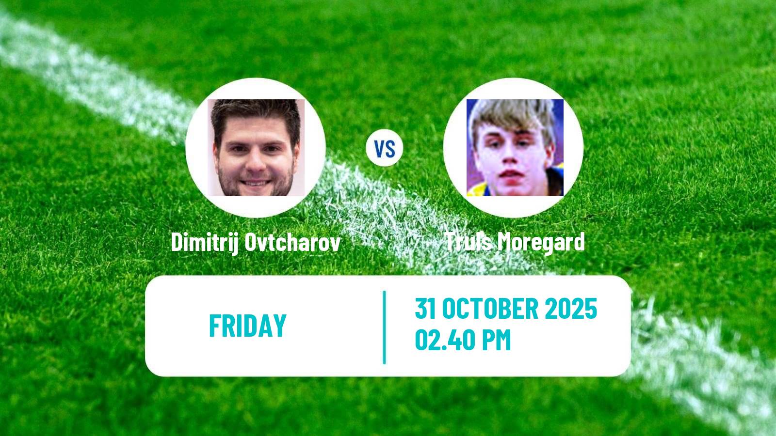 Table tennis Wtt Champions Montpellier Men Dimitrij Ovtcharov - Truls Moregard