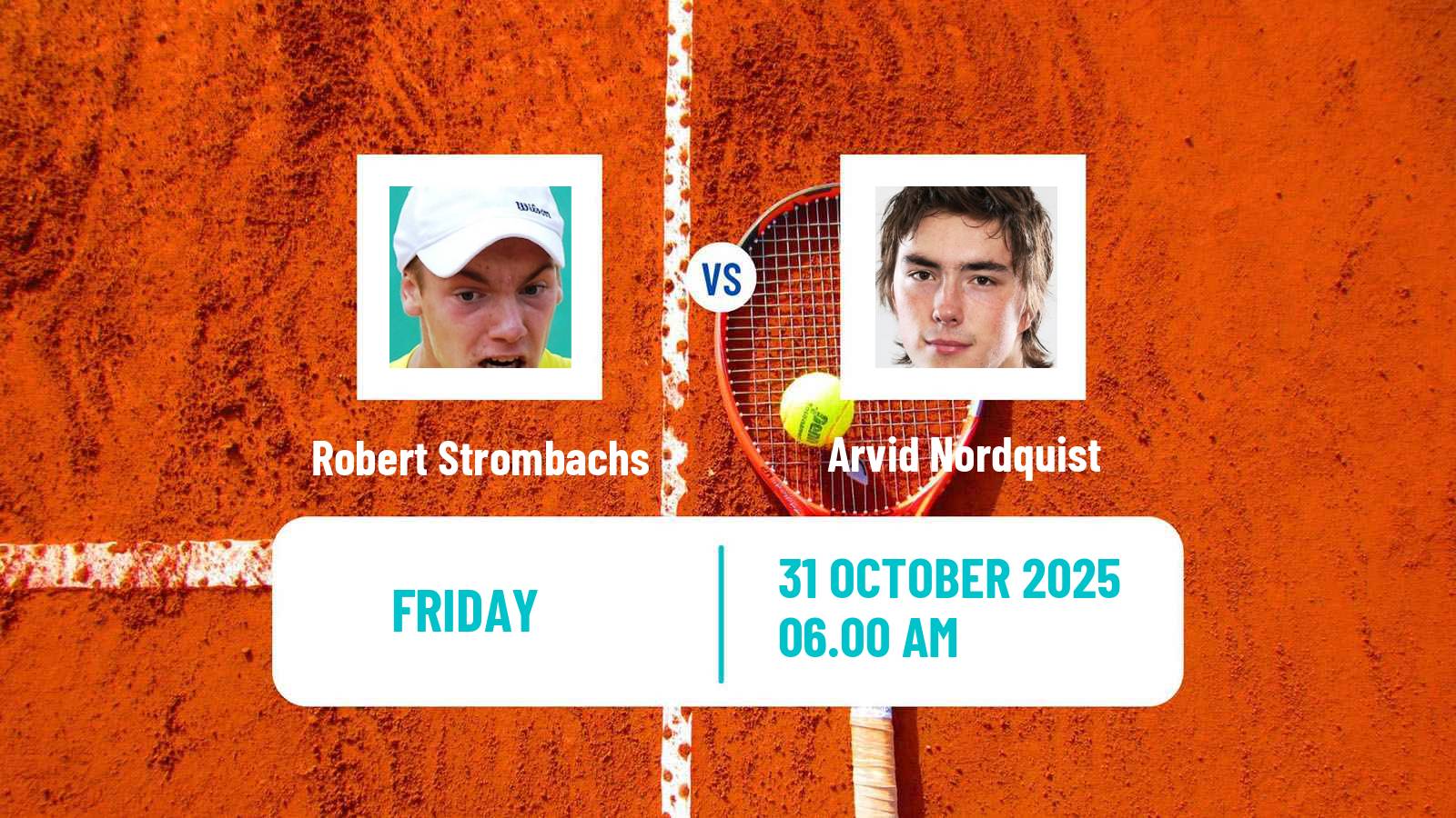 Tennis ITF M15 Monastir 41 Men Robert Strombachs - Arvid Nordquist