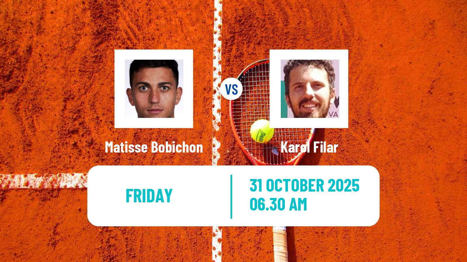 Tennis ITF M15 Szabolcsveresmart Men Matisse Bobichon - Karol Filar