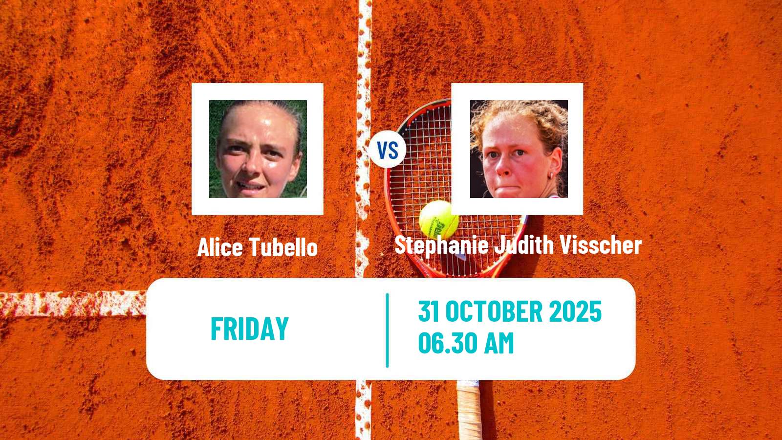 Tennis ITF W35 Loule Women Alice Tubello - Stephanie Judith Visscher