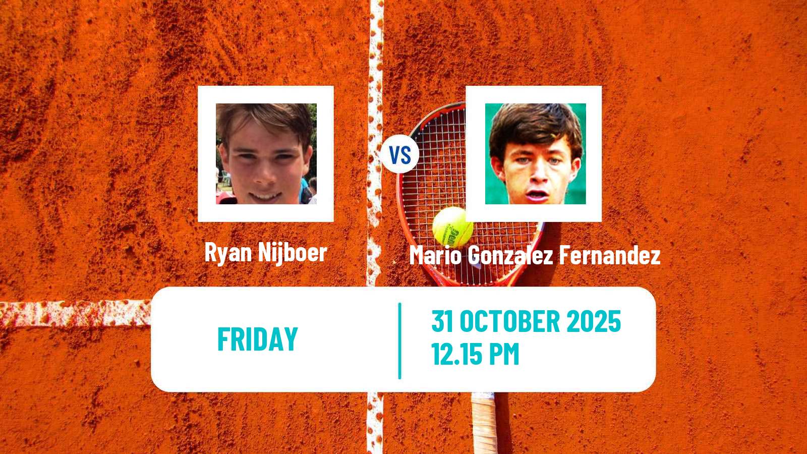 Tennis ITF M25 Sintra 2 Men Ryan Nijboer - Mario Gonzalez Fernandez