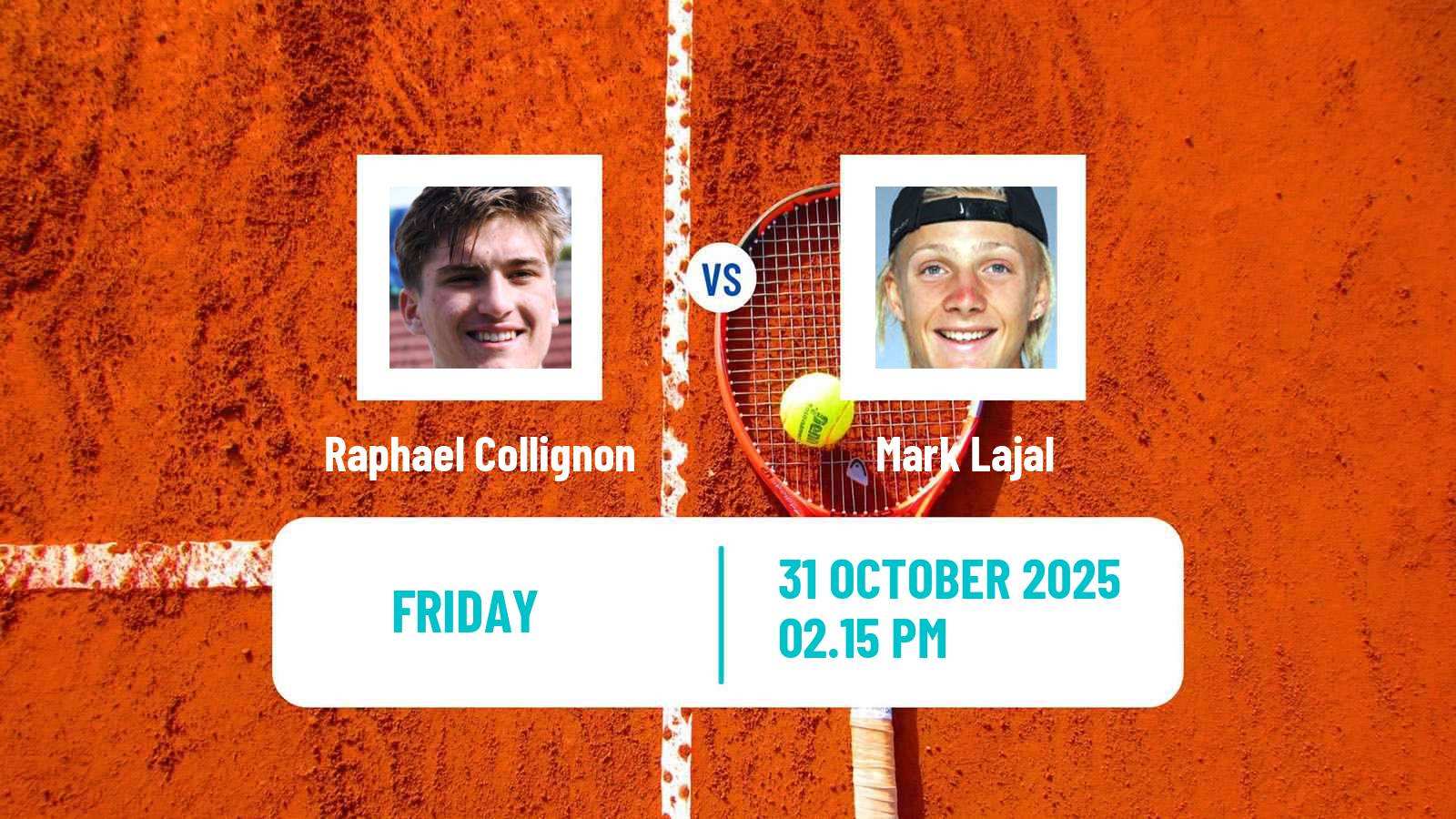 Tennis Bratislava 2 Challenger Men Raphael Collignon - Mark Lajal
