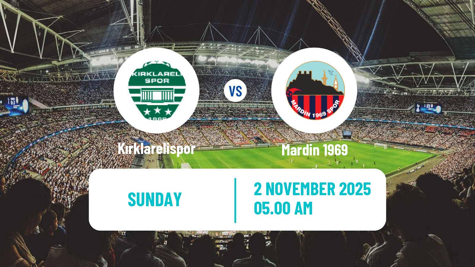 Football Turkish Second League Red Group Kırklarelispor - Mardin 1969