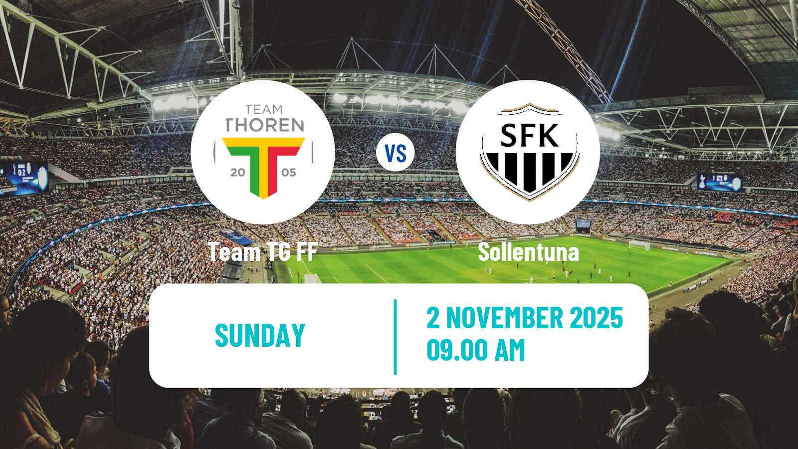 Football Swedish Division 1 Norra Team TG - Sollentuna