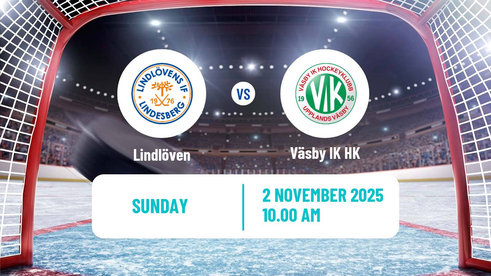 Hockey Swedish HockeyEttan Norra Lindlöven - Väsby