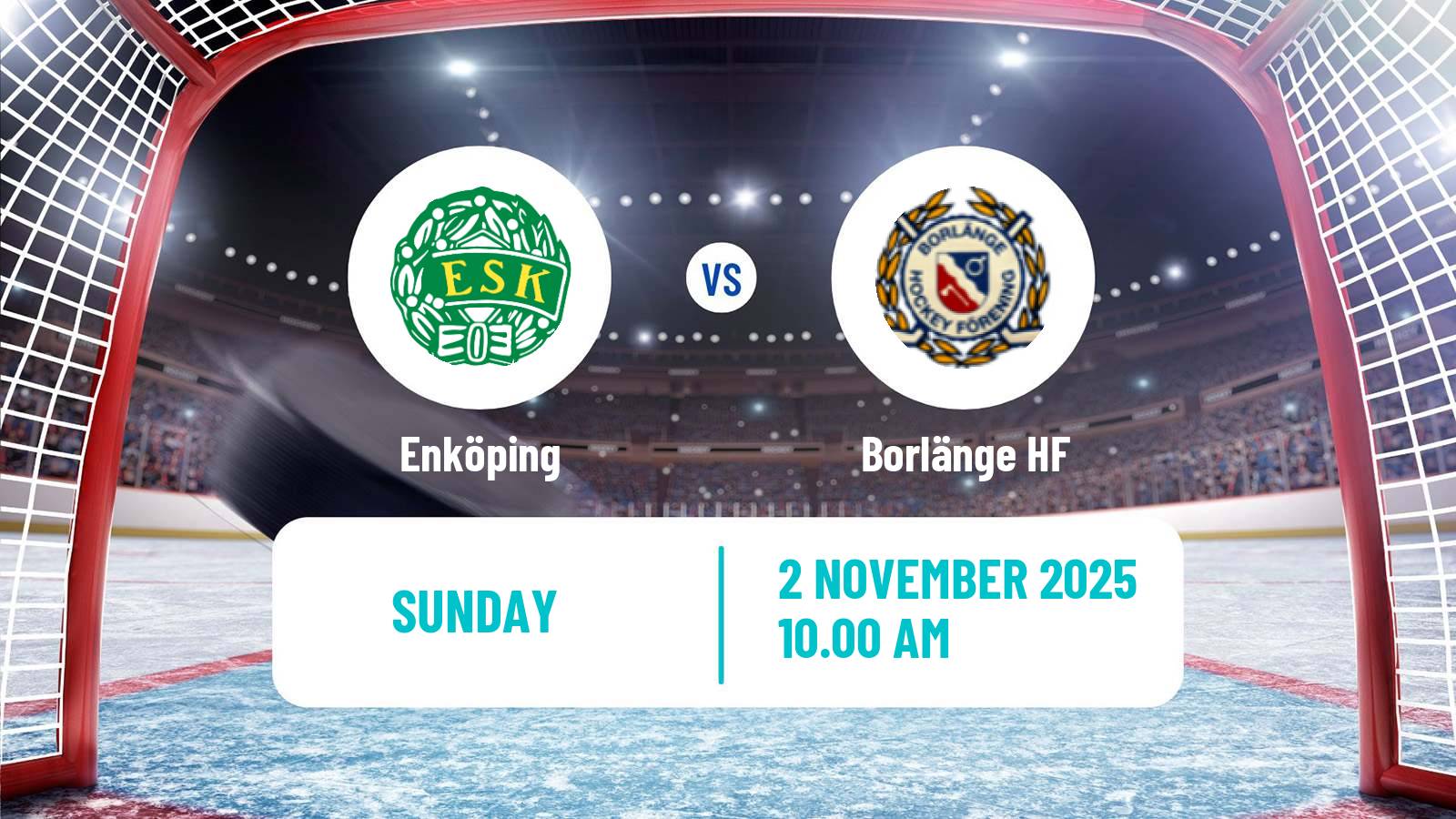 Hockey Swedish HockeyEttan Norra Enköping - Borlänge