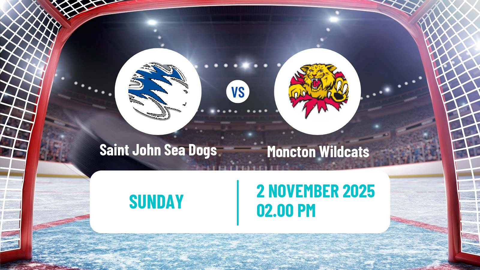 Hockey QMJHL Saint John Sea Dogs - Moncton Wildcats