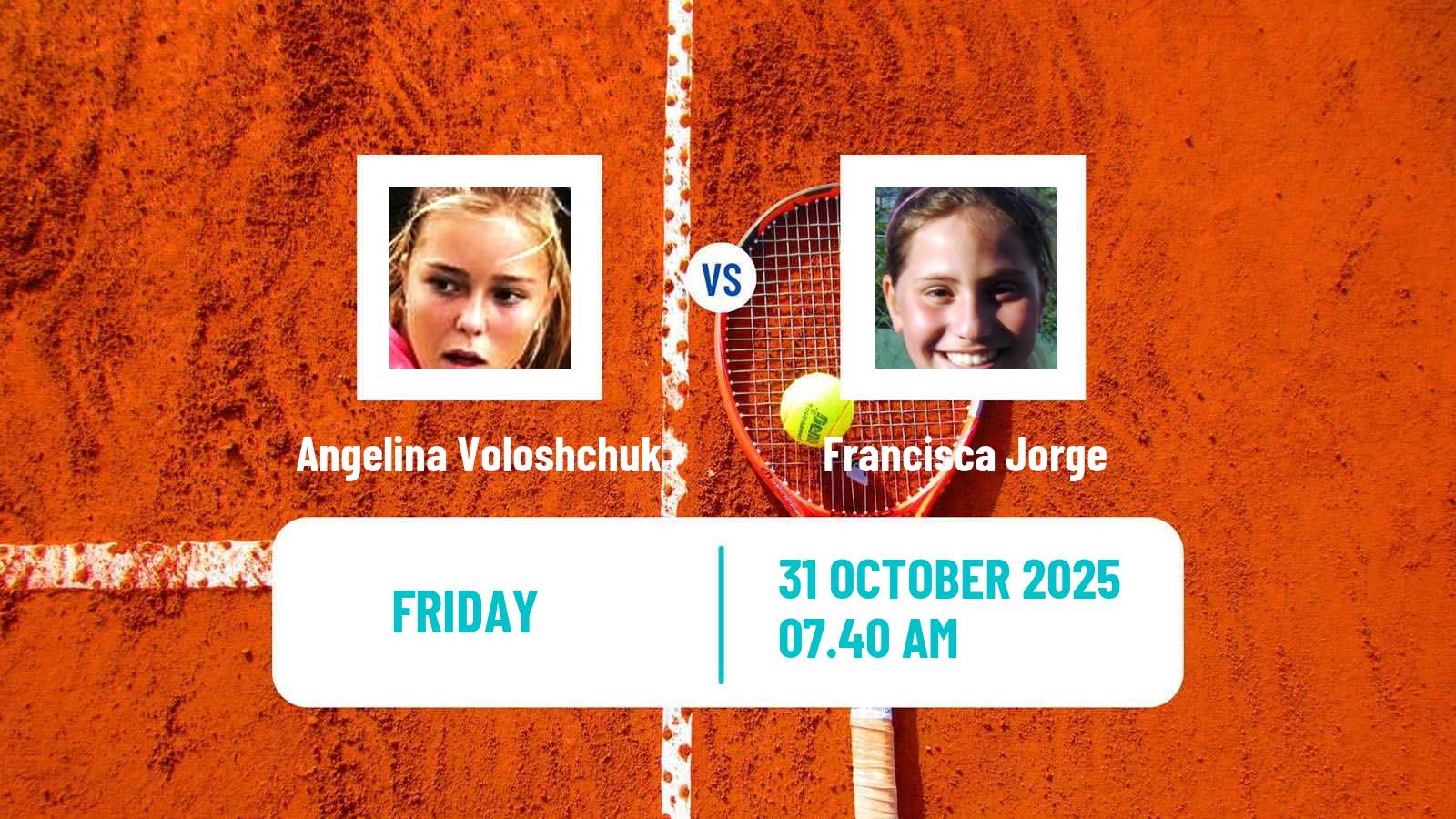 Tennis ITF W35 Loule Women Angelina Voloshchuk - Francisca Jorge