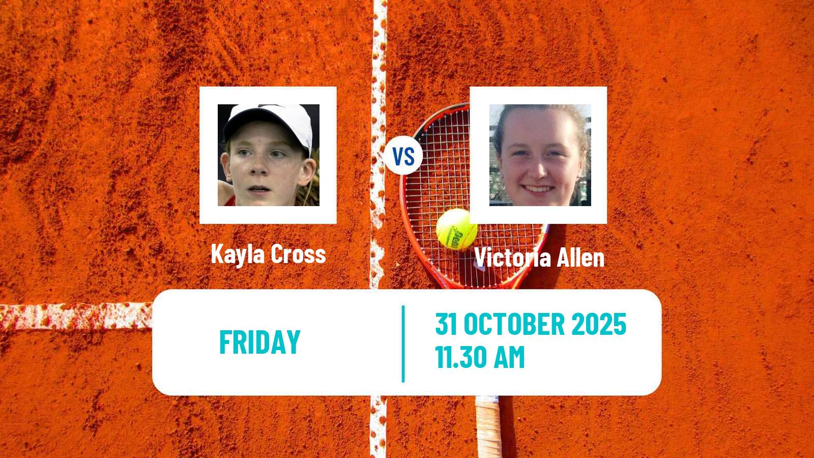Tennis ITF W75 Toronto Women Kayla Cross - Victoria Allen