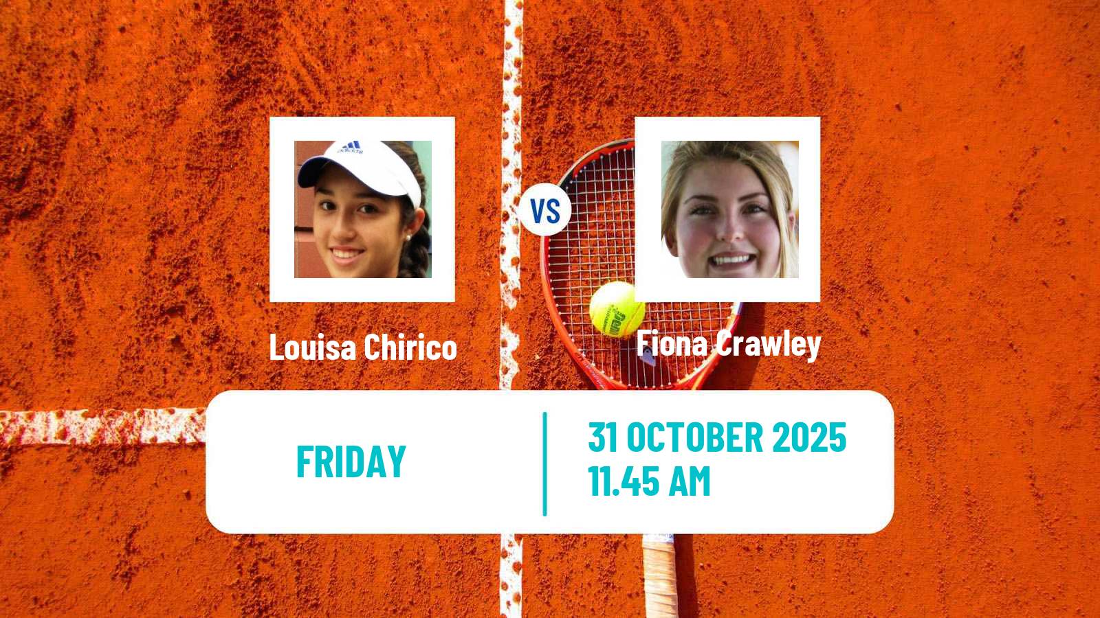 Tennis ITF W75 Toronto Women Louisa Chirico - Fiona Crawley