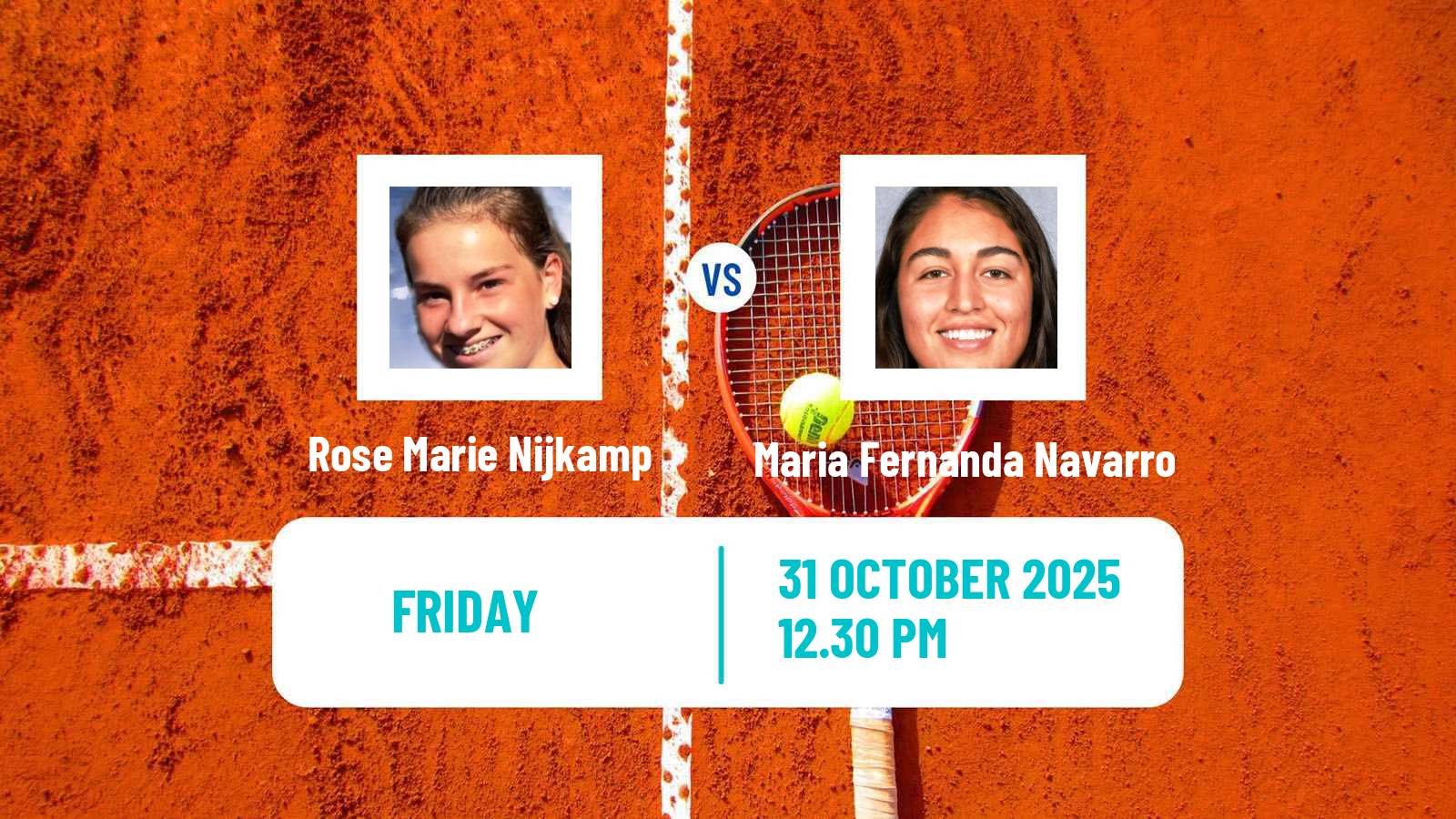 Tennis ITF W15 Sumter Sc Women Rose Marie Nijkamp - Maria Fernanda Navarro